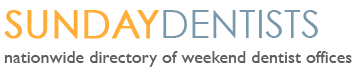 SundayDentists.com. Nationwide 24 hour dental network